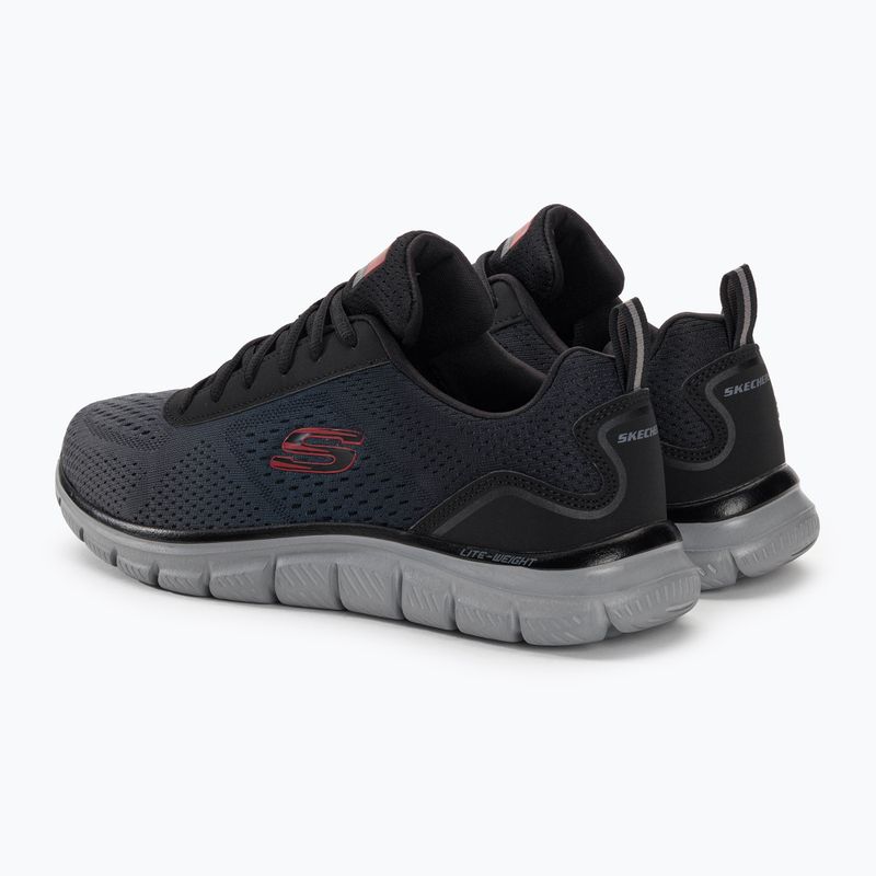 SKECHERS Track Ripkent Herren Trainingsschuhe schwarz/kohle 4