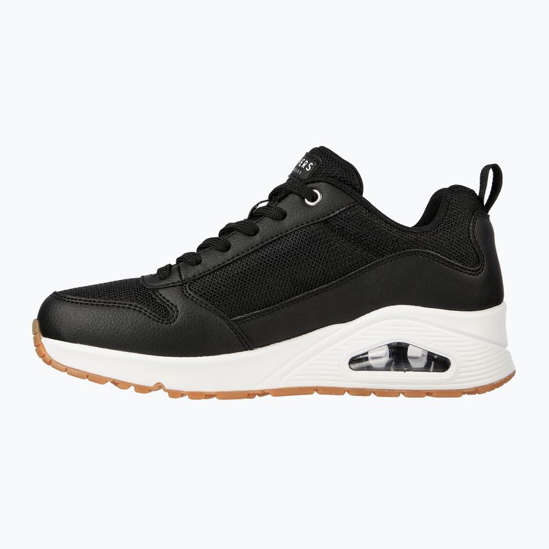 SKECHERS Uno Inside Matters Damen Schuhe schwarz/weiß/mesh 9