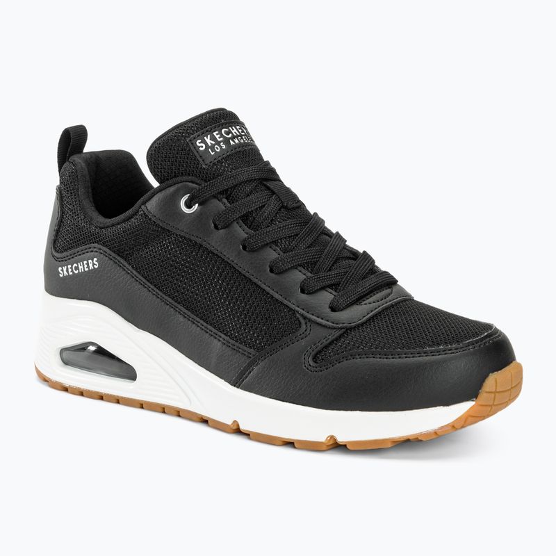 SKECHERS Uno Inside Matters Damen Schuhe schwarz/weiß/mesh