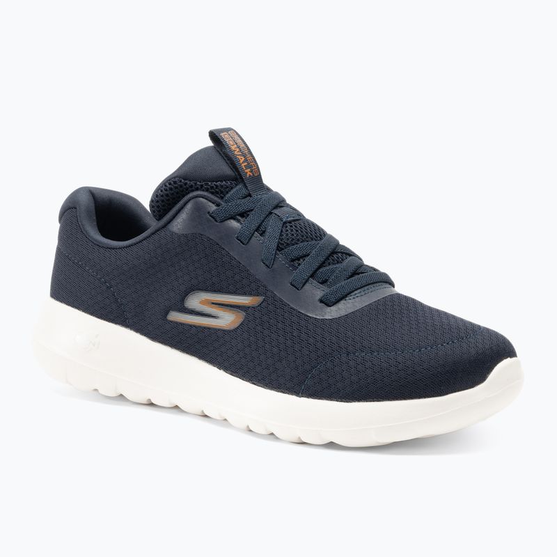 Herren SKECHERS Go Walk Max Midshore navy/weiß/orange Schuhe