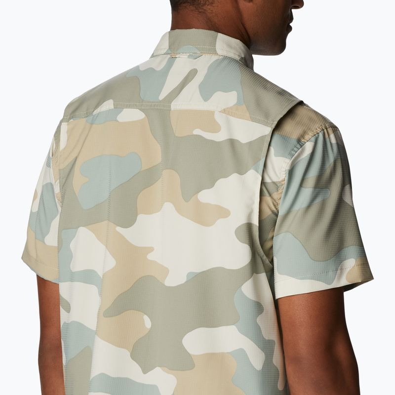 Herren Columbia Utilizer gedruckt gewebt SS Niagara Mod Camo Trekkinghemd 1990825 5
