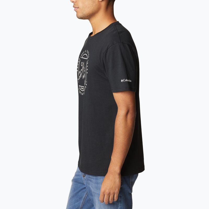 Columbia Rapid Ridge Graphic Herren-Trekkinghemd schwarz 1888813020 3