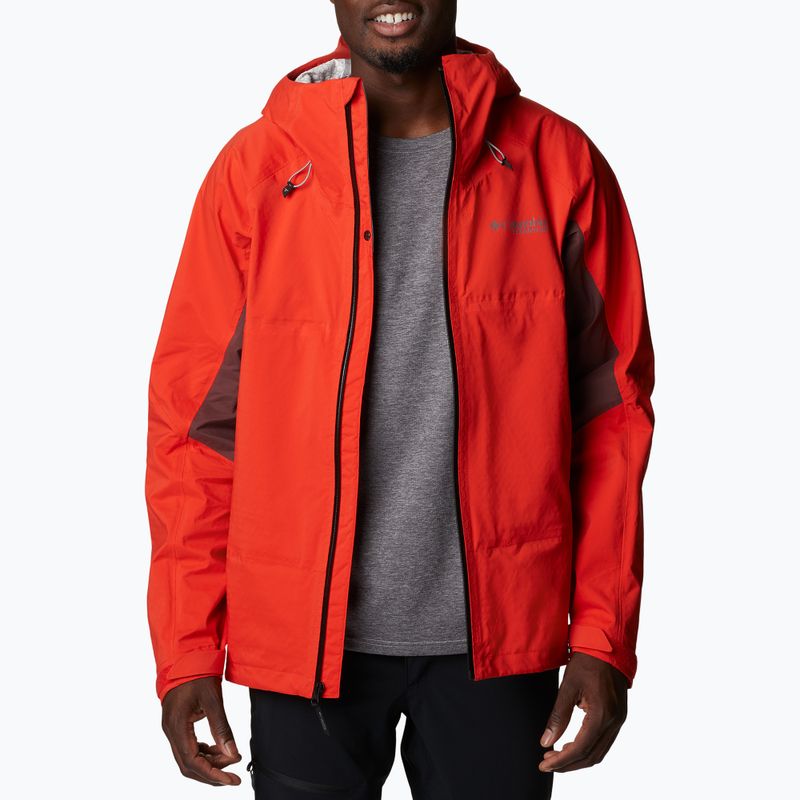 Columbia Mazama Trail Herren Regenjacke rot 2034451