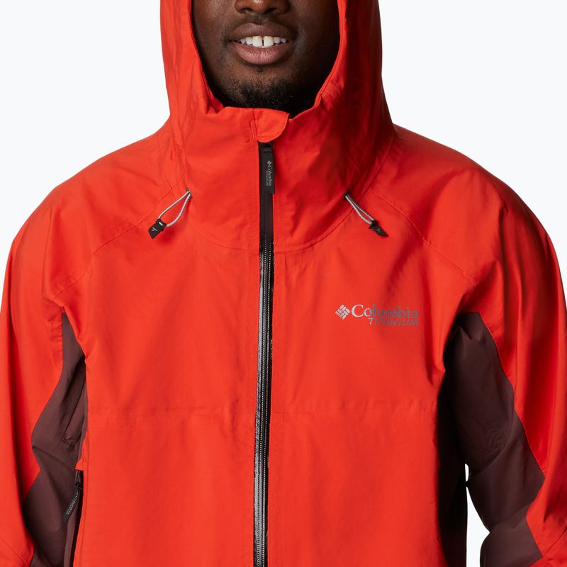 Columbia Mazama Trail Herren Regenjacke rot 2034451 6