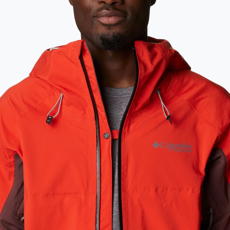 Columbia Mazama Trail Herren Regenjacke rot 2034451 8