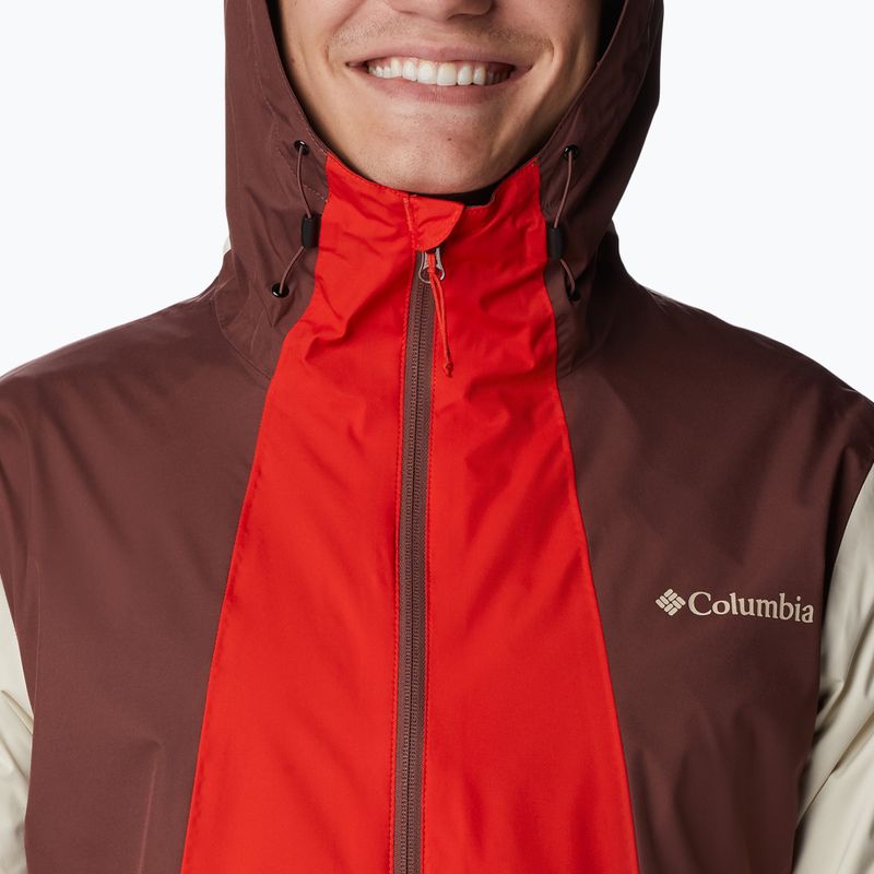 Columbia Inner Limits II Herren Regenjacke rot-beige 1893991839 6