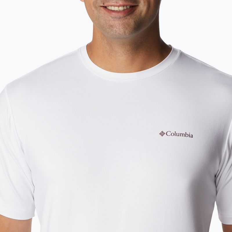 Columbia Tech Trail Graphic Herren-Trekkinghemd weiß 1930802 4