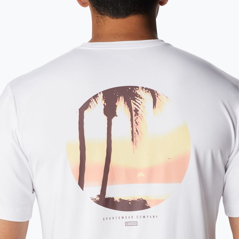 Columbia Tech Trail Graphic Herren-Trekkinghemd weiß 1930802 5