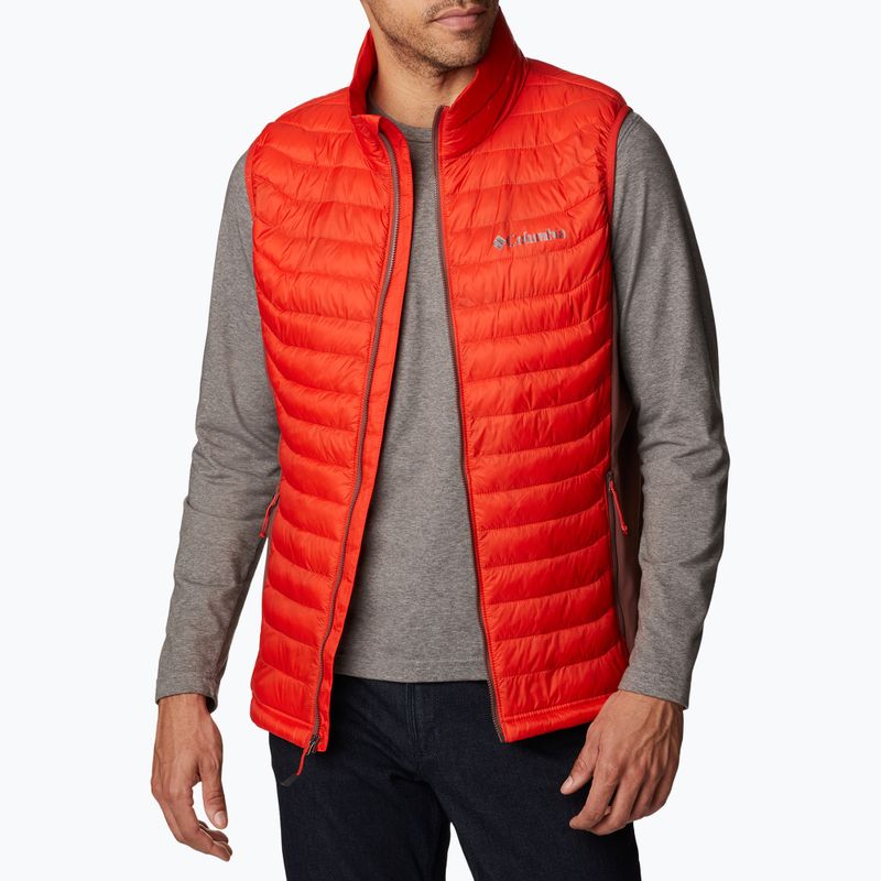 Columbia Powder Pass Herren Wandern ärmellos rot 1842414839 6
