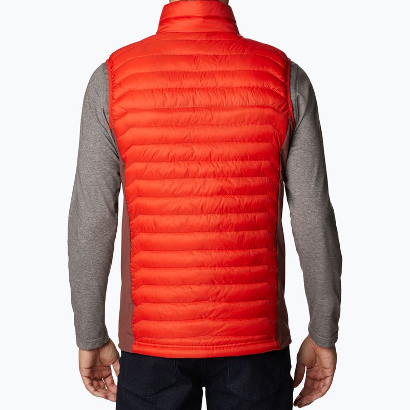 Columbia Powder Pass Herren Wandern ärmellos rot 1842414839 2