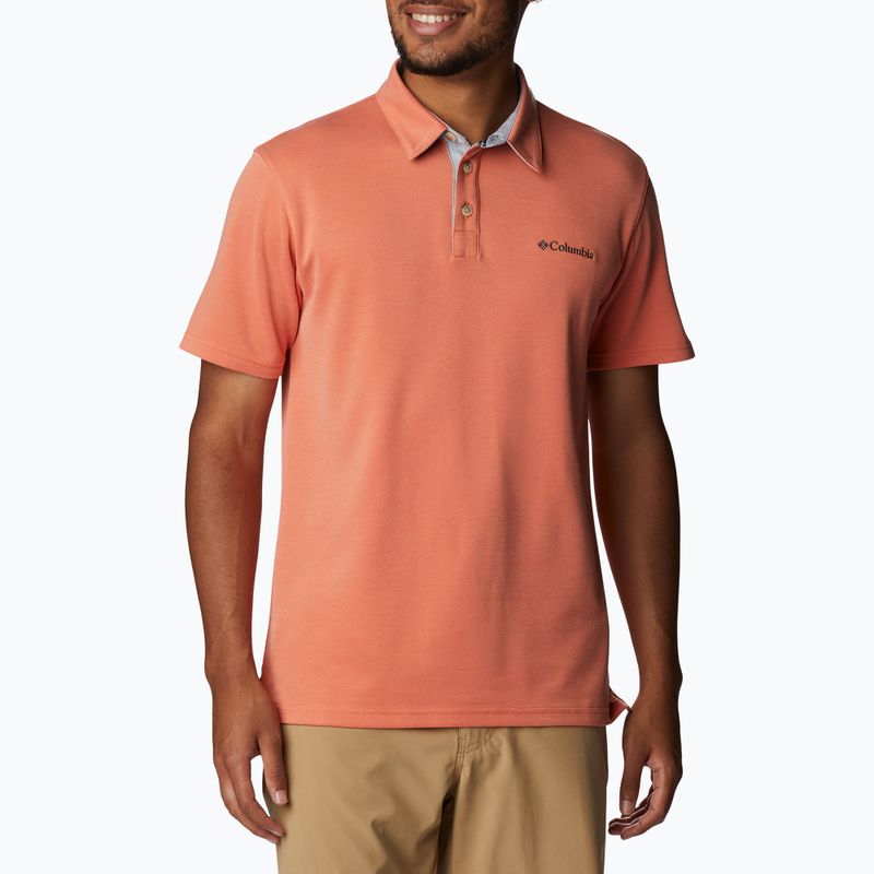 Columbia Nelson Point Herren-Polohemd orange 1772721849