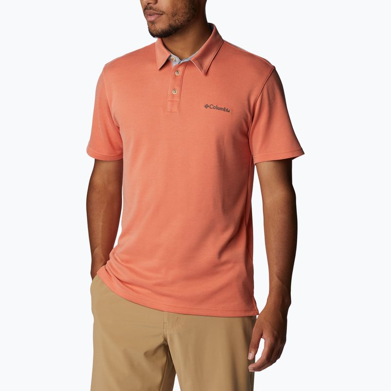 Columbia Nelson Point Herren-Polohemd orange 1772721849 3