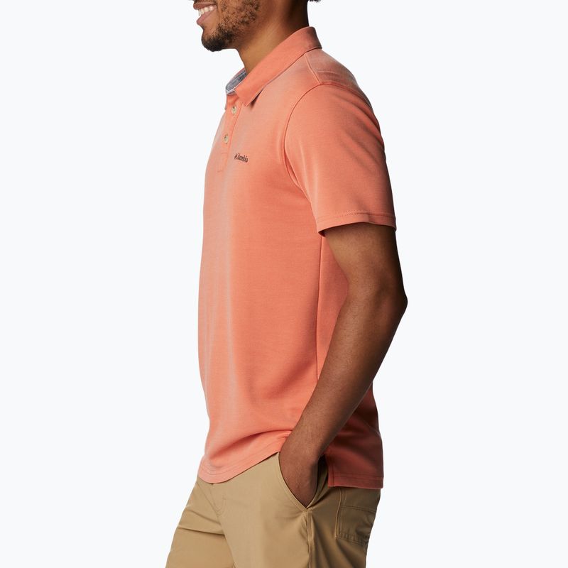 Columbia Nelson Point Herren-Polohemd orange 1772721849 4