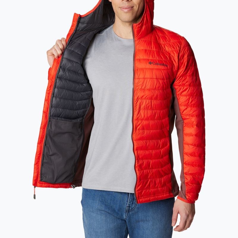 Columbia Powder Pass Hooded Herren Hybrid Jacke rot 1773271839 5