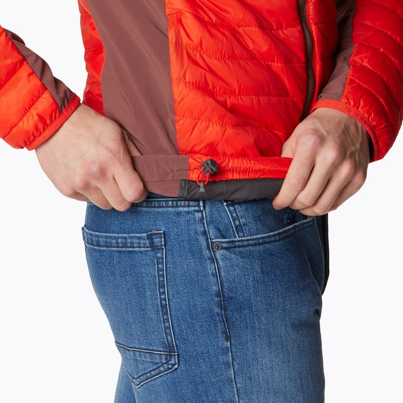Columbia Powder Pass Hooded Herren Hybrid Jacke rot 1773271839 7