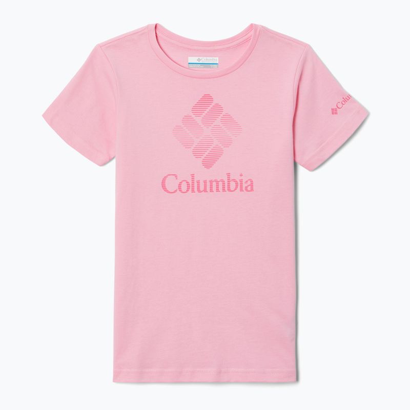 Columbia Mission Lake Graphic Kinder-Trekking-Shirt rosa 1989791679