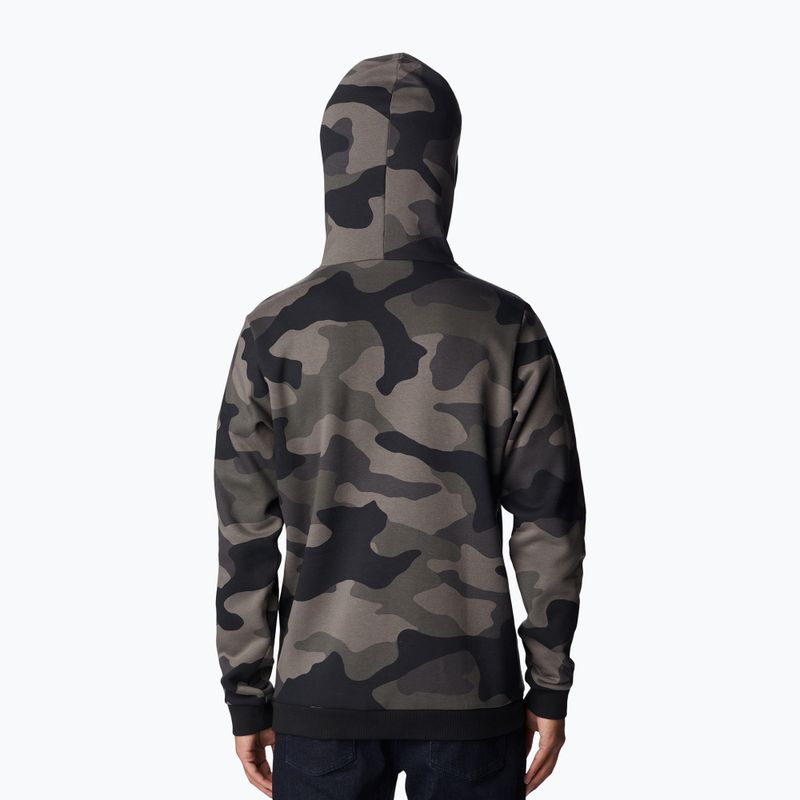 Herren-Trekking-Sweatshirt Columbia Logo Printed schwarz mod camo 1911652016 2