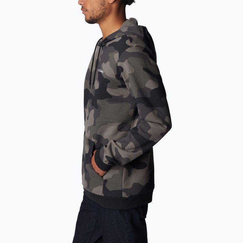 Herren-Trekking-Sweatshirt Columbia Logo Printed schwarz mod camo 1911652016 4