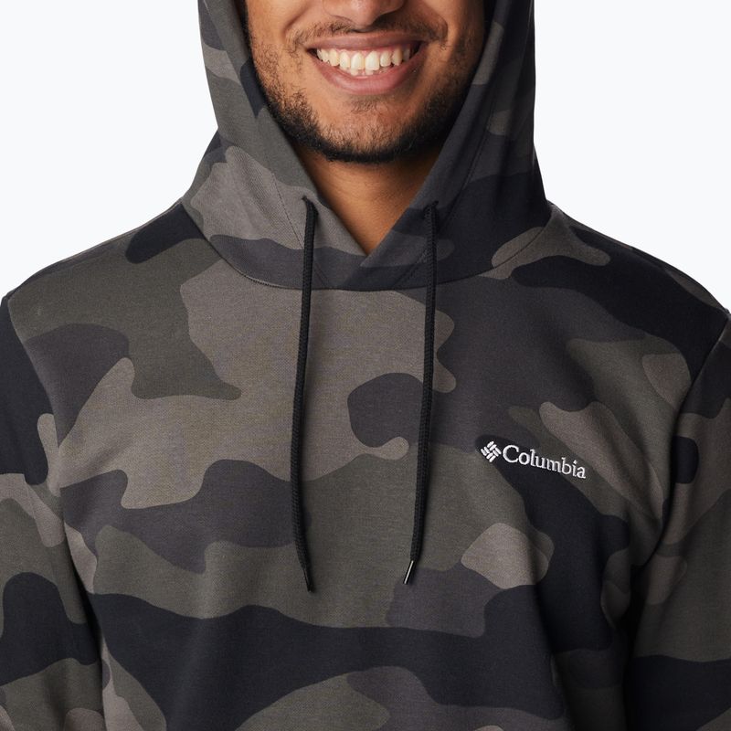Herren-Trekking-Sweatshirt Columbia Logo Printed schwarz mod camo 1911652016 5