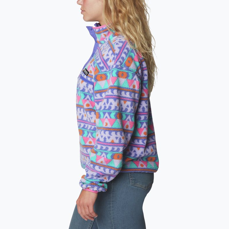 Columbia Damen Helvetia Cropped Half Snap Fleece Sweatshirt lila 2014561 3
