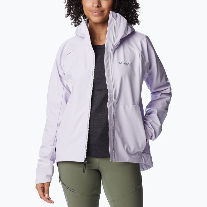 Columbia Platinum Peak Damen Softshelljacke lila 2035021568 3