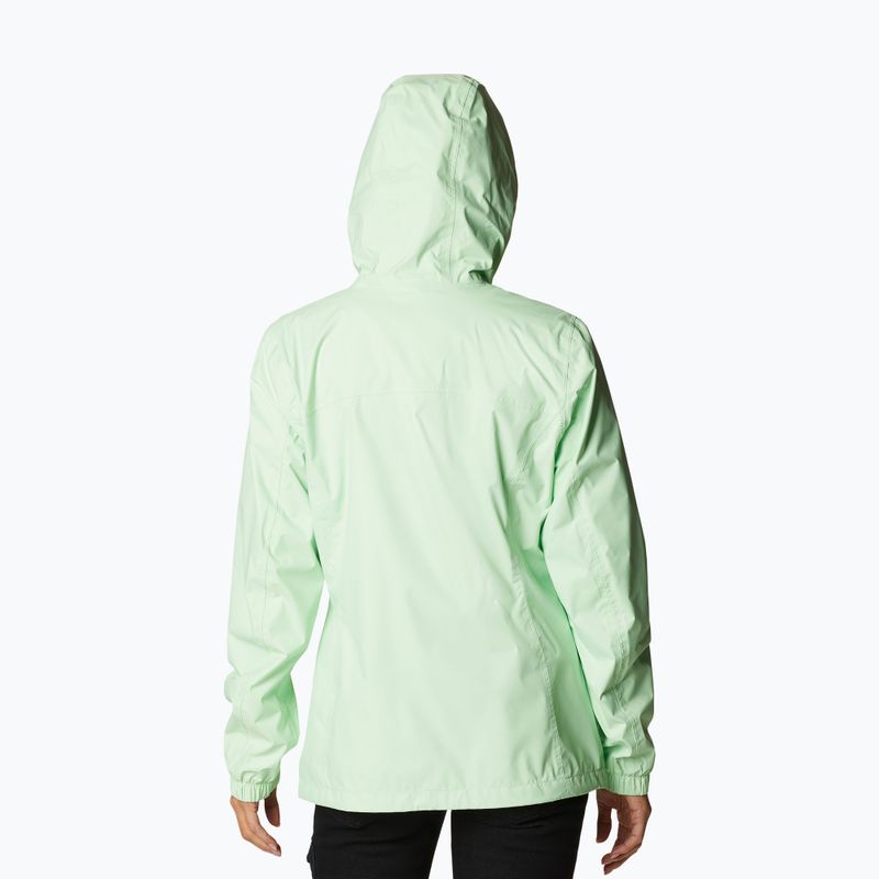 Columbia Pouring Adventure II Damen Regenjacke grün 1760071372 2