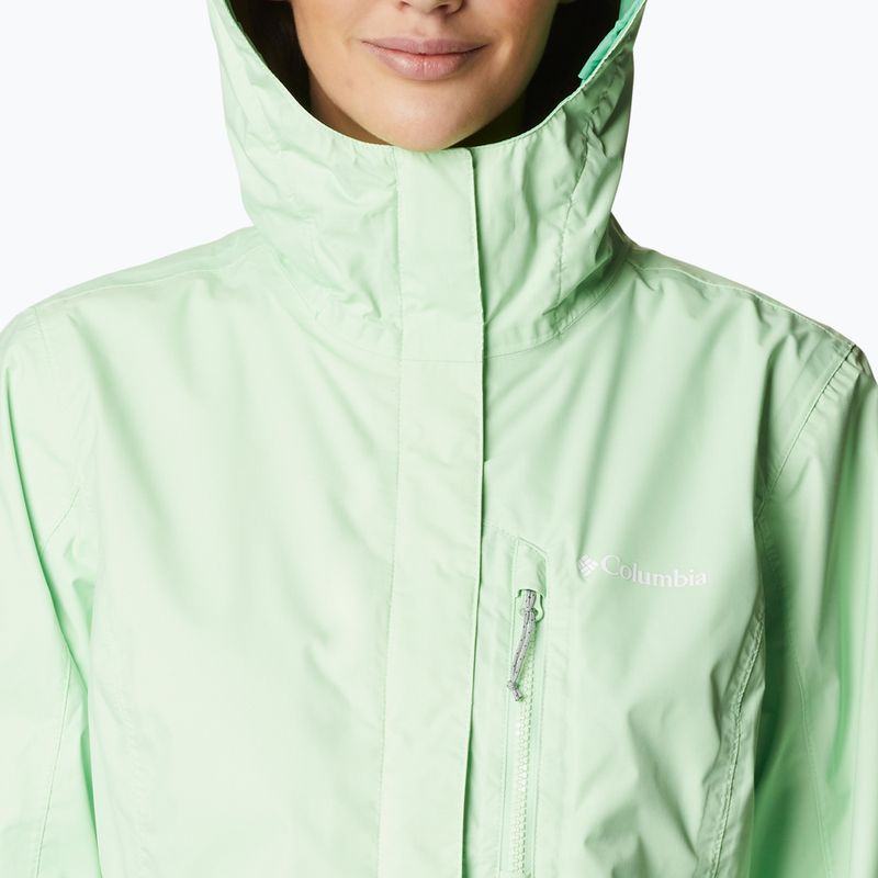 Columbia Pouring Adventure II Damen Regenjacke grün 1760071372 4