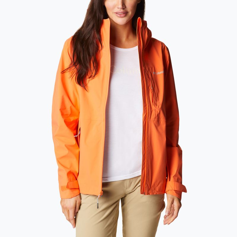 Columbia Damen Omni-Tech Ampli-Dry Regenjacke orange 1938973853 4