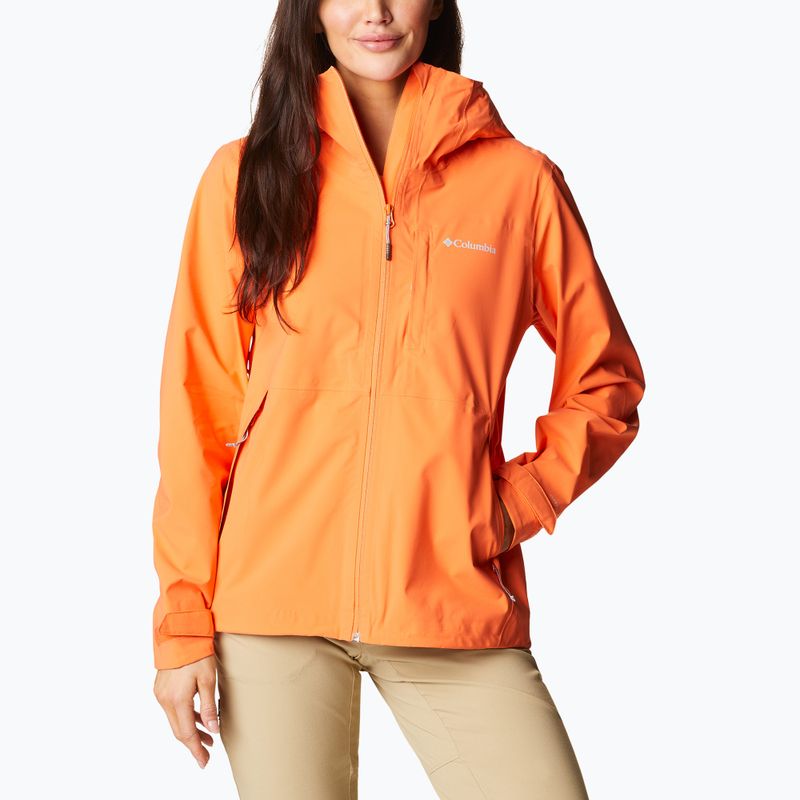 Columbia Damen Omni-Tech Ampli-Dry Regenjacke orange 1938973853 6