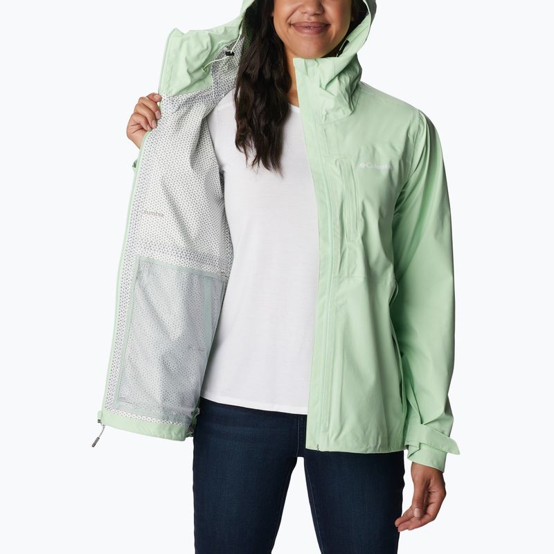 Columbia Damen Omni-Tech Ampli-Dry Regenjacke grün 1938973372 8