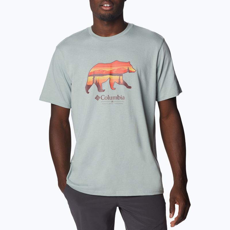 Columbia Rockaway River Graphic Herren-Trekkinghemd grün 2036401