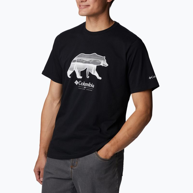 Columbia Rockaway River Graphic Herren-Trekkinghemd schwarz 2036401 3