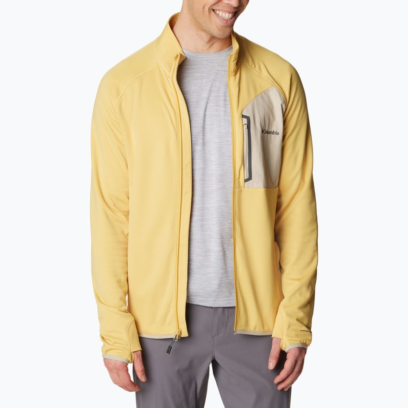 Columbia Herren Triple Canyon Full Zip Trekking Sweatshirt gelb 2031311 3