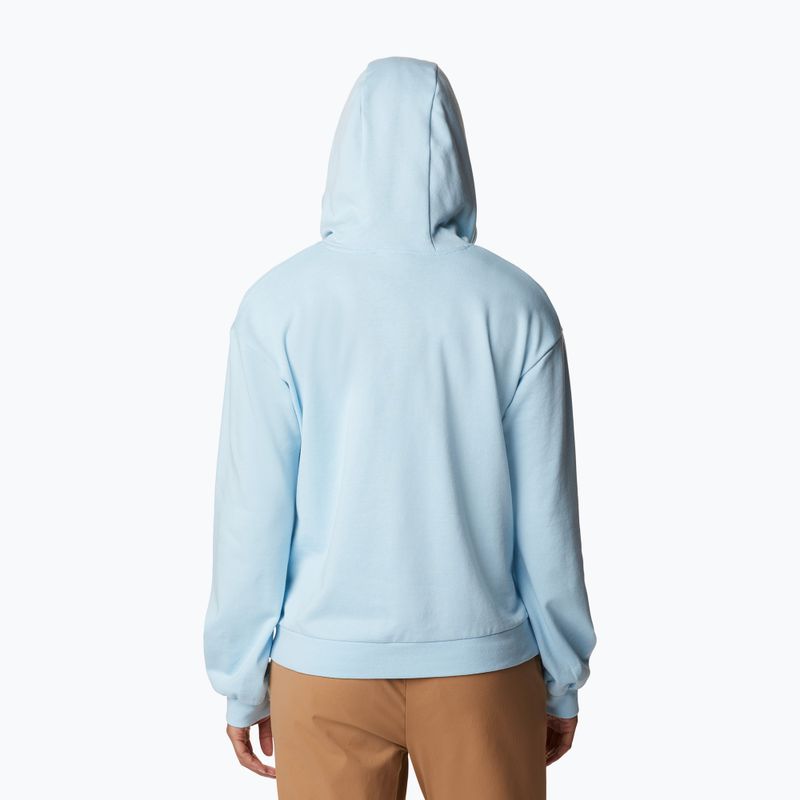 Damen-Trekking-Sweatshirt Columbia Logo III French Terry blau 2032871490 2