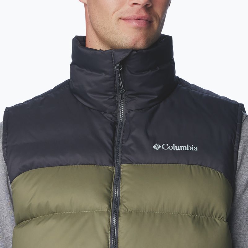 Columbia Bulo Point II Down stone green/shark Herren Trekking Jacke ohne Ärmel 6