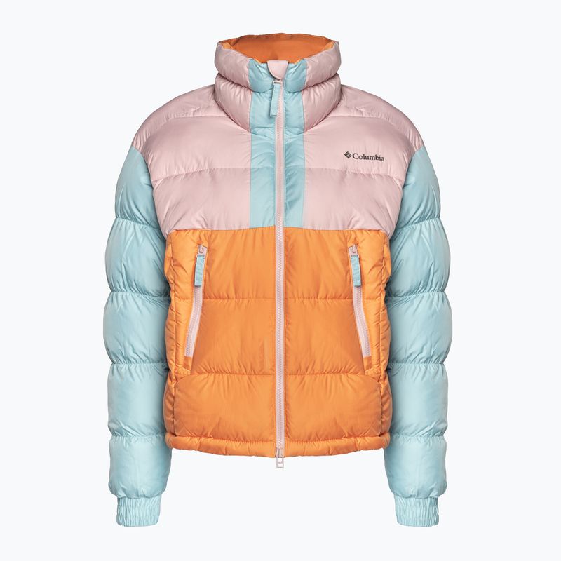 Columbia Pike Lake II Cropped Sonnenuntergang Pfirsich/staubig rosa/aqua haze Frauen Daunenjacke 8