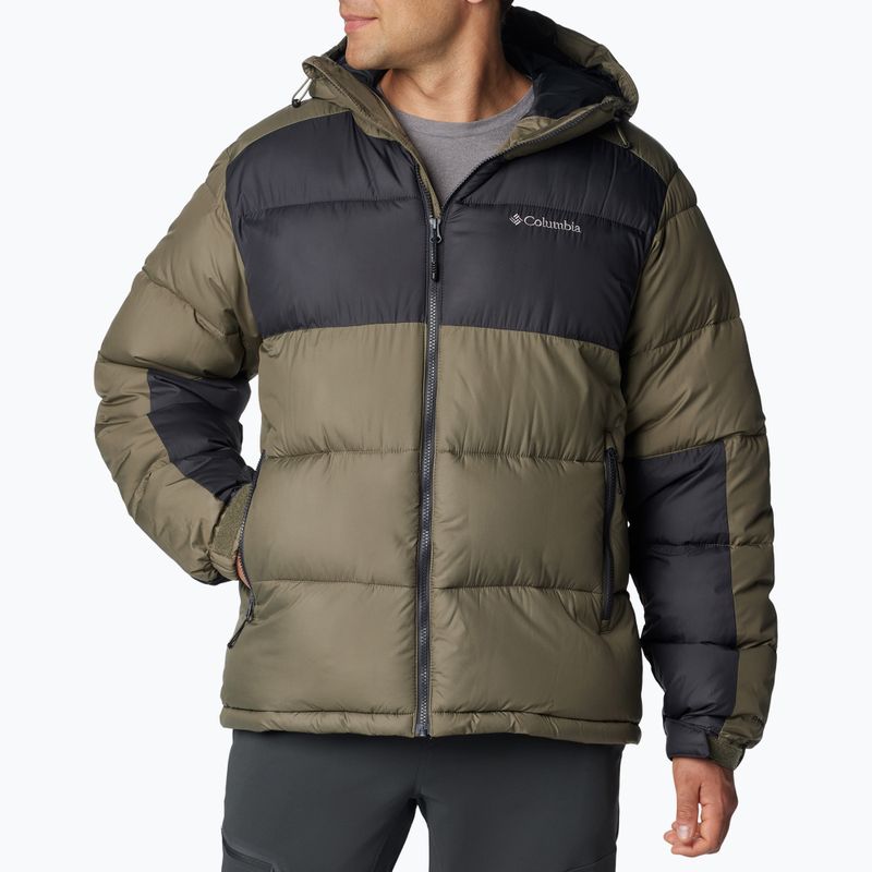 Herren Columbia Pike Lake II Hooded steingrün/hai Daunenjacke 4