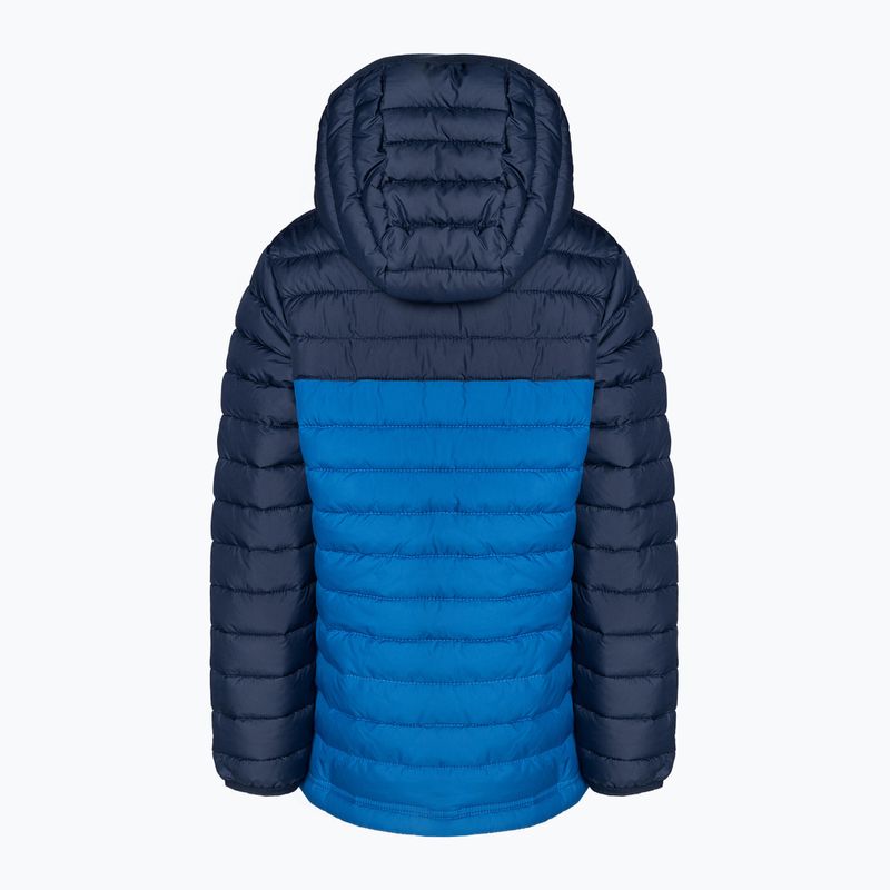 Columbia Powder Lite Hooded bright indigo/collegiate navy Daunenjacke für Kinder 2