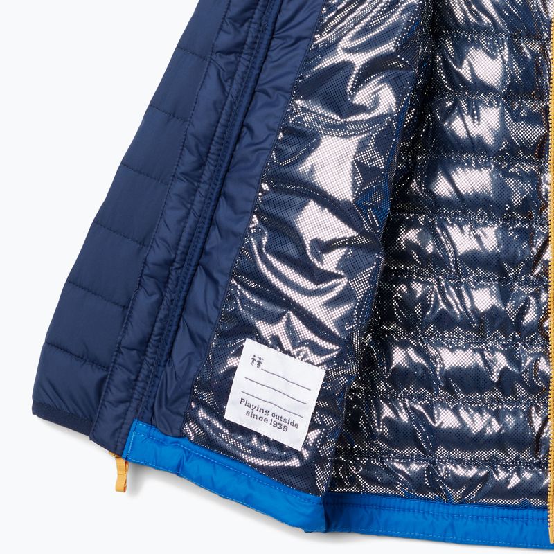 Columbia Powder Lite Hooded bright indigo/collegiate navy Daunenjacke für Kinder 7