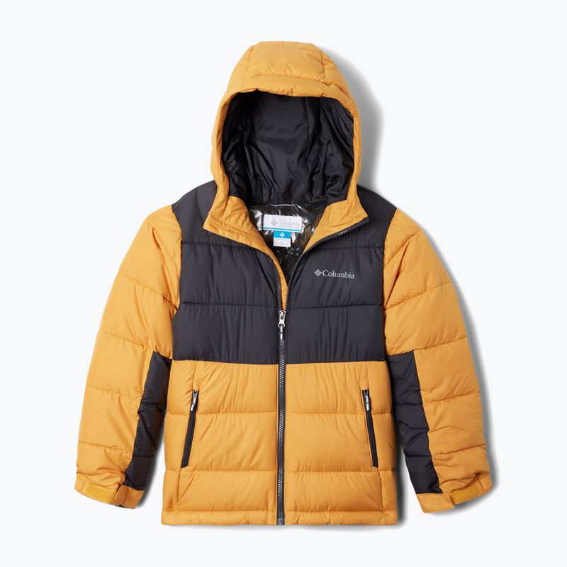 Columbia Pike Lake II Hooded raw honey/shark Kinder-Daunenjacke