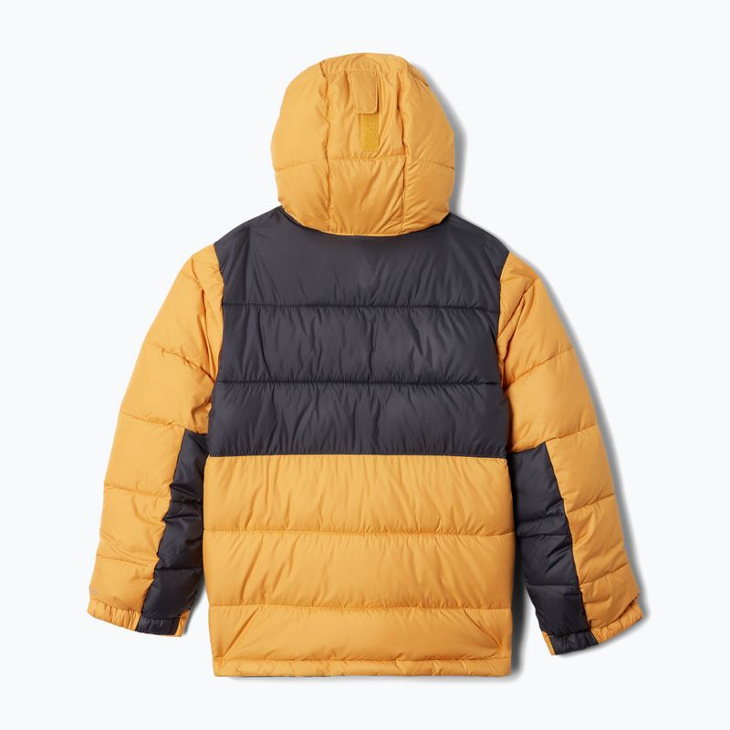 Columbia Pike Lake II Hooded raw honey/shark Kinder-Daunenjacke 2