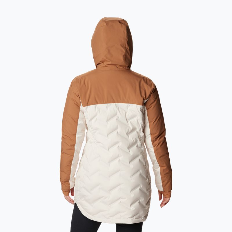 Columbia Mountain Croo II Mid Down Damenjacke Kreide/Kamel Braun 2