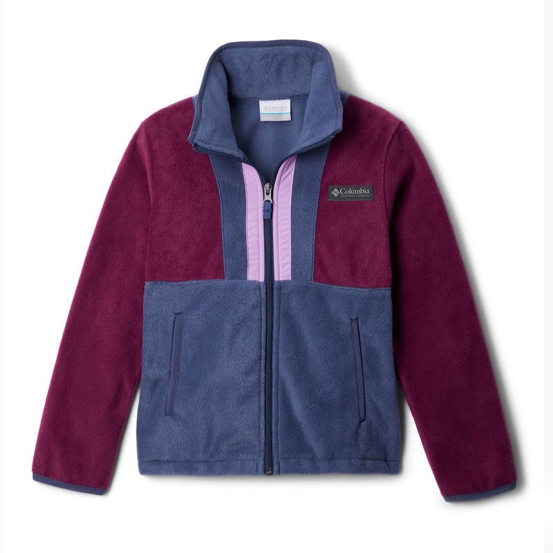 Columbia Back Bowl marionberry/nocturnal Kinder-Trekking-Sweatshirt