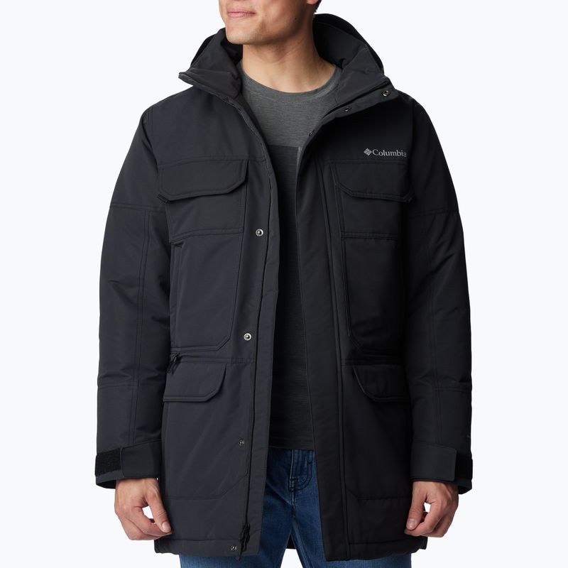 Herren Columbia Landroamer Down Parka schwarz