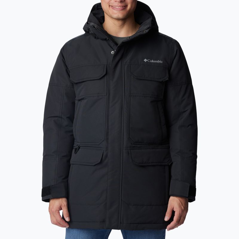Herren Columbia Landroamer Down Parka schwarz 3