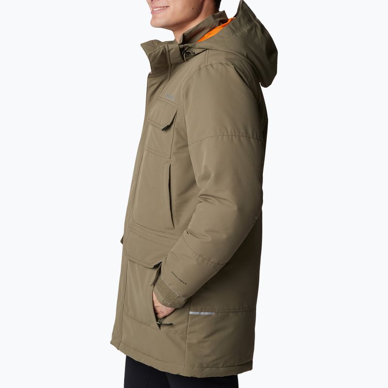 Herren Columbia Landroamer Down Parka steingrün 2