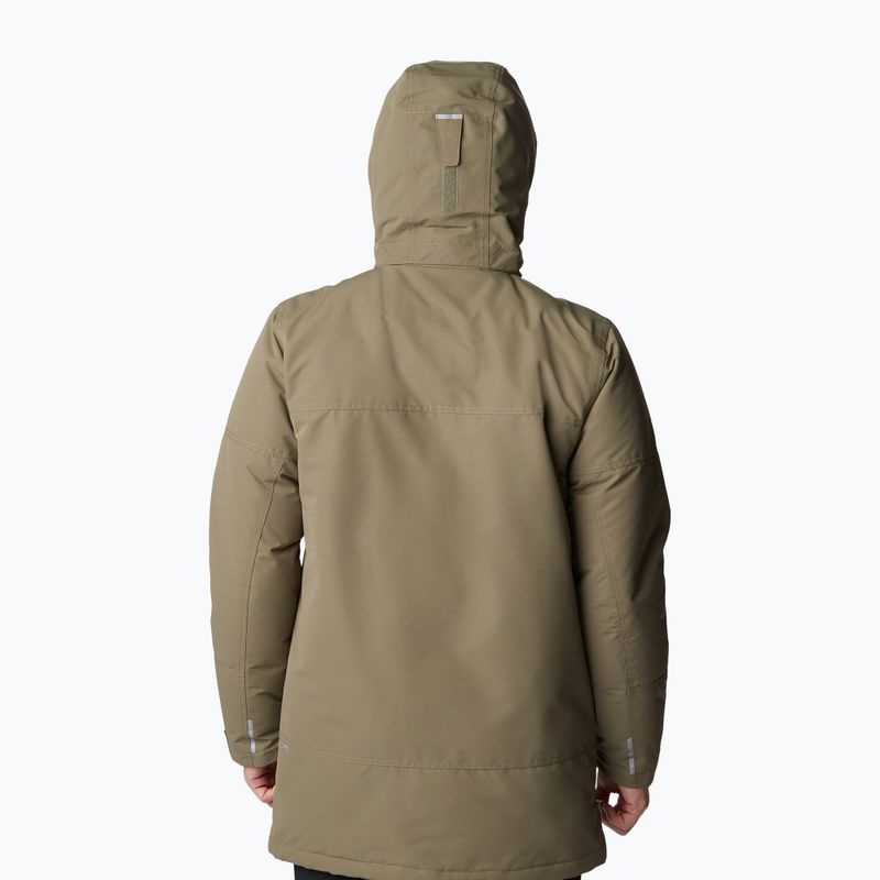 Herren Columbia Landroamer Down Parka steingrün 3