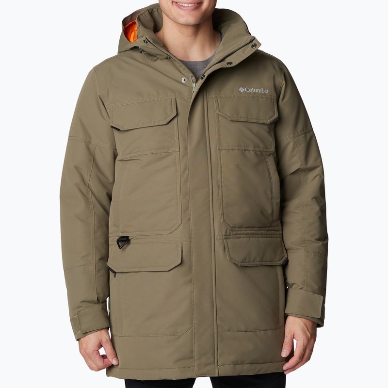 Herren Columbia Landroamer Down Parka steingrün 4