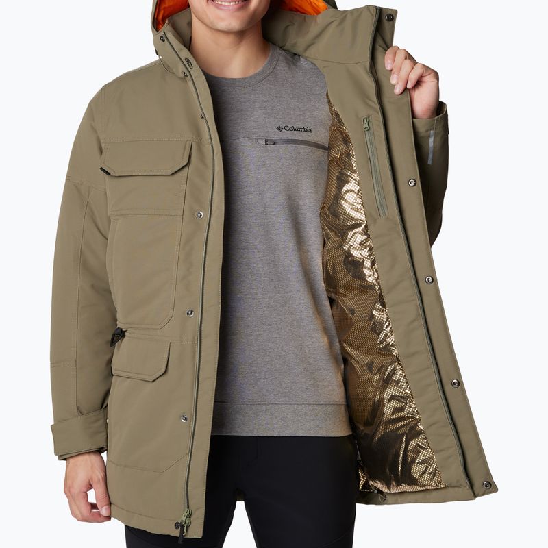 Herren Columbia Landroamer Down Parka steingrün 5