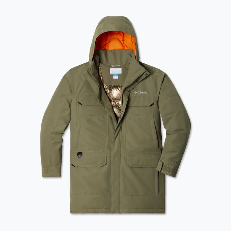 Herren Columbia Landroamer Down Parka steingrün 10